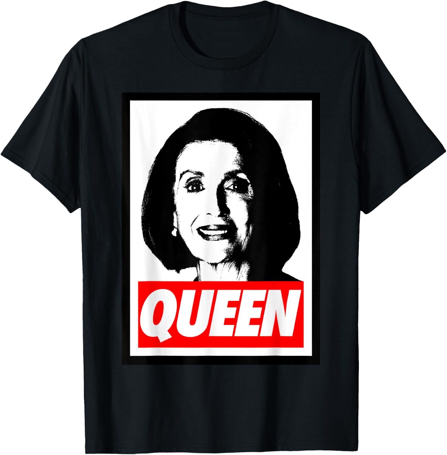 Nancy Pelosi Madam Speaker - queen of shade T-Shirt - T-Shirt | Black