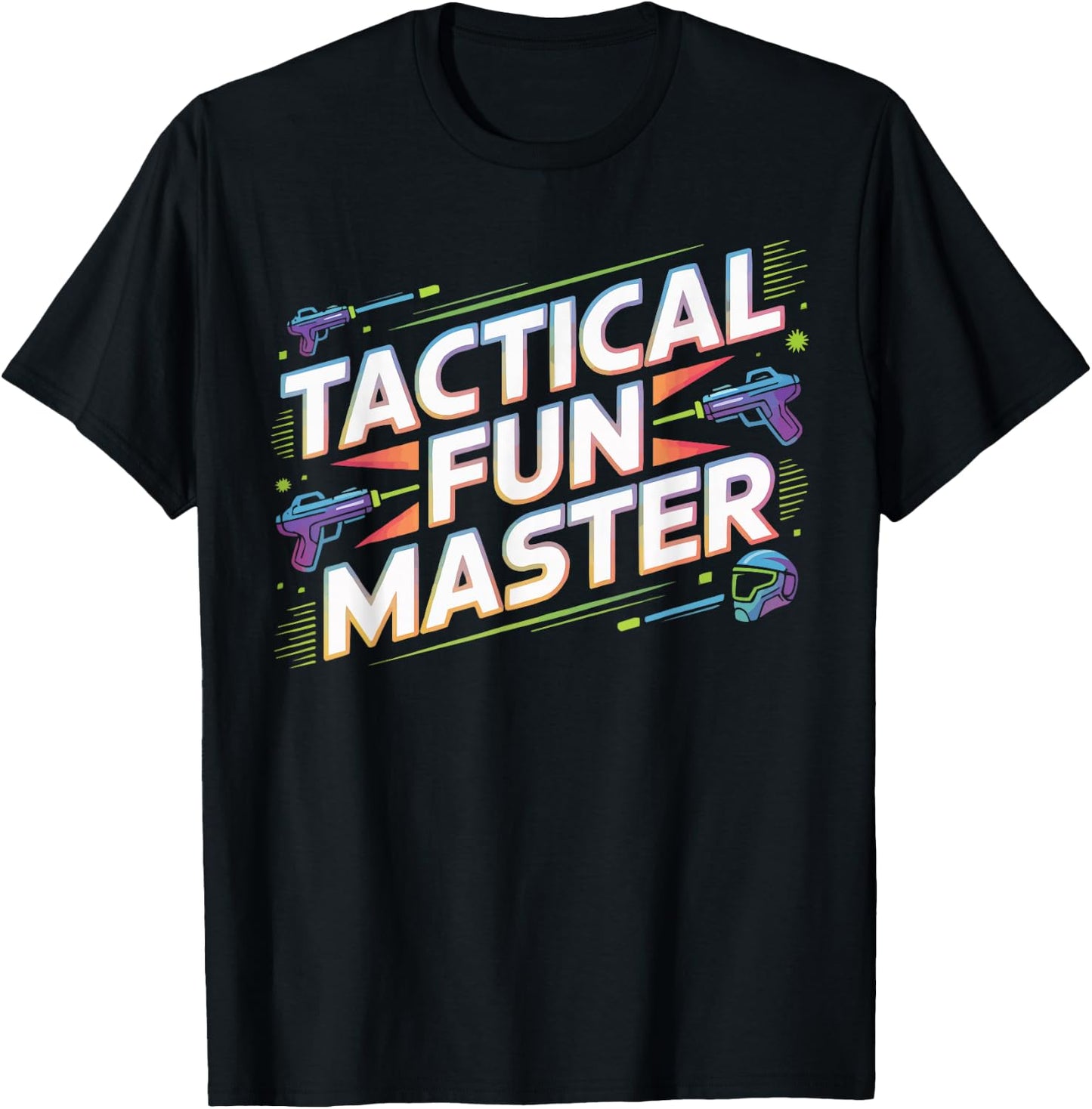 Laser Tag Pistol Lasertag Player Gungame Laser Tagging T-Shirt - T-Shirt | Black
