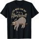 with German Text "Ich muss gar nix Ich bin in Altersteilzeit 2024", black T-Shirt - T-Shirt | Black