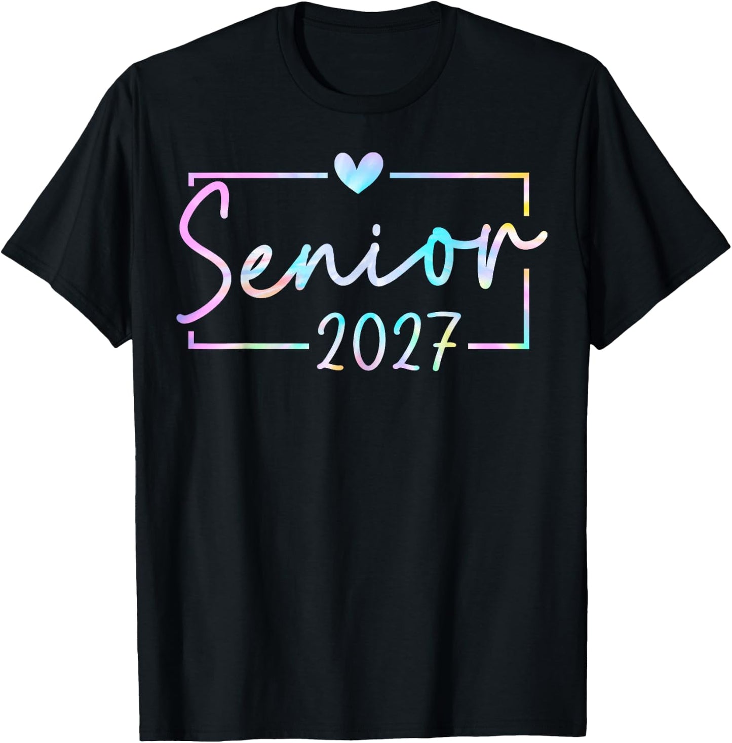 Senior 2027 Class of 2027 Senior Graduation 2027 Senior 27 T-Shirt - T-Shirt | Black