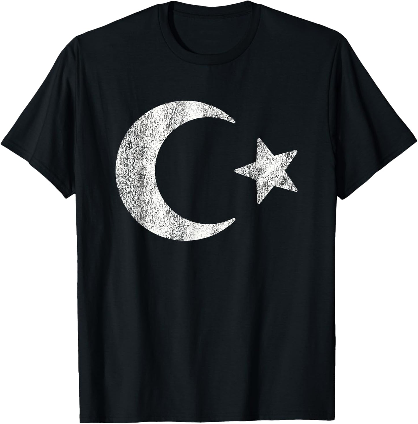 Vintage Turkish Flag Turkey Souvenir Ottoman Empire T-Shirt - T-Shirt | Black
