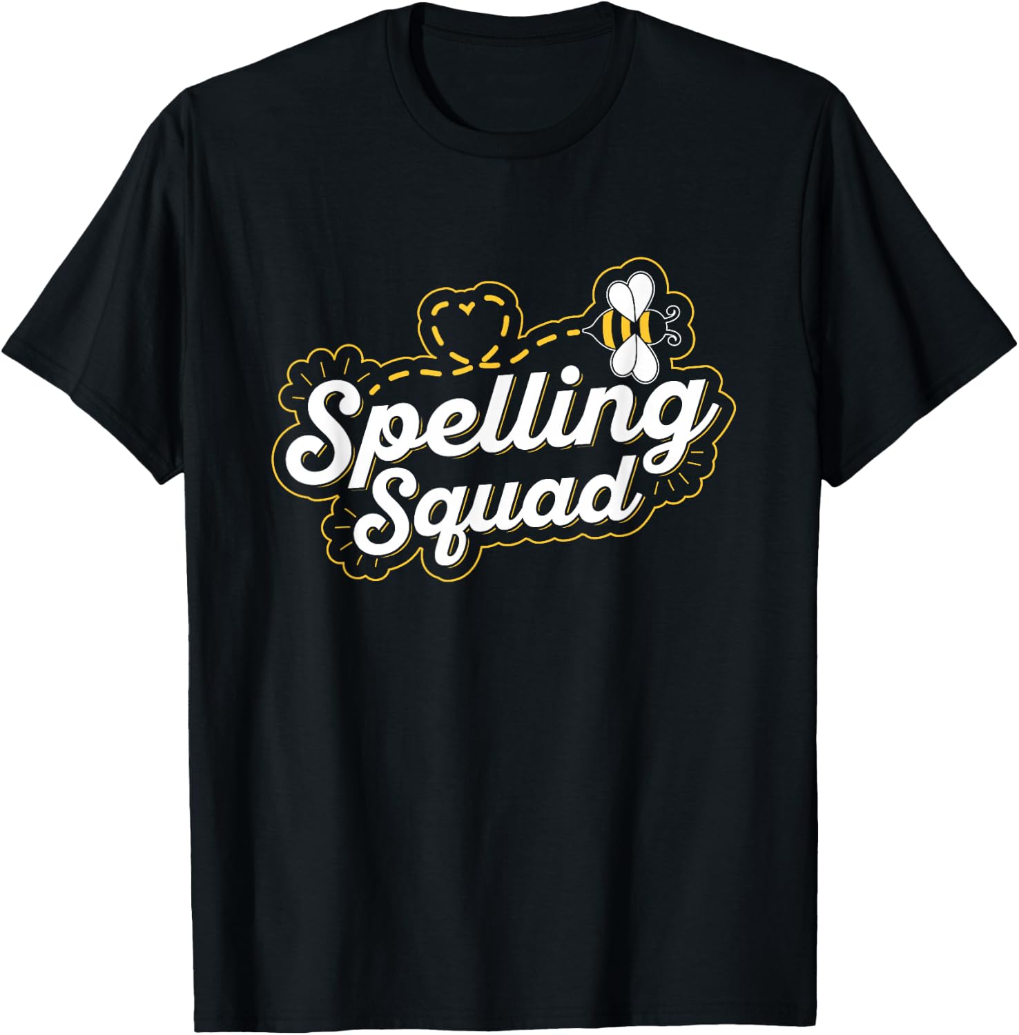 Spelling Squad Design for a Spelling Bee participant T-Shirt - T-Shirt | Black