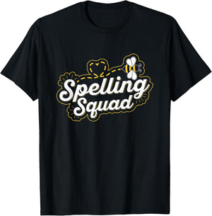 Spelling Squad Design for a Spelling Bee participant T-Shirt - T-Shirt | Black