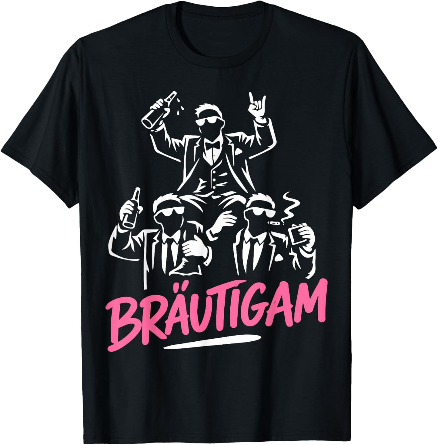 Bräutigam JGA Männer Kostüm JGA Junggesellenabschied T-Shirt - T-Shirt | Black