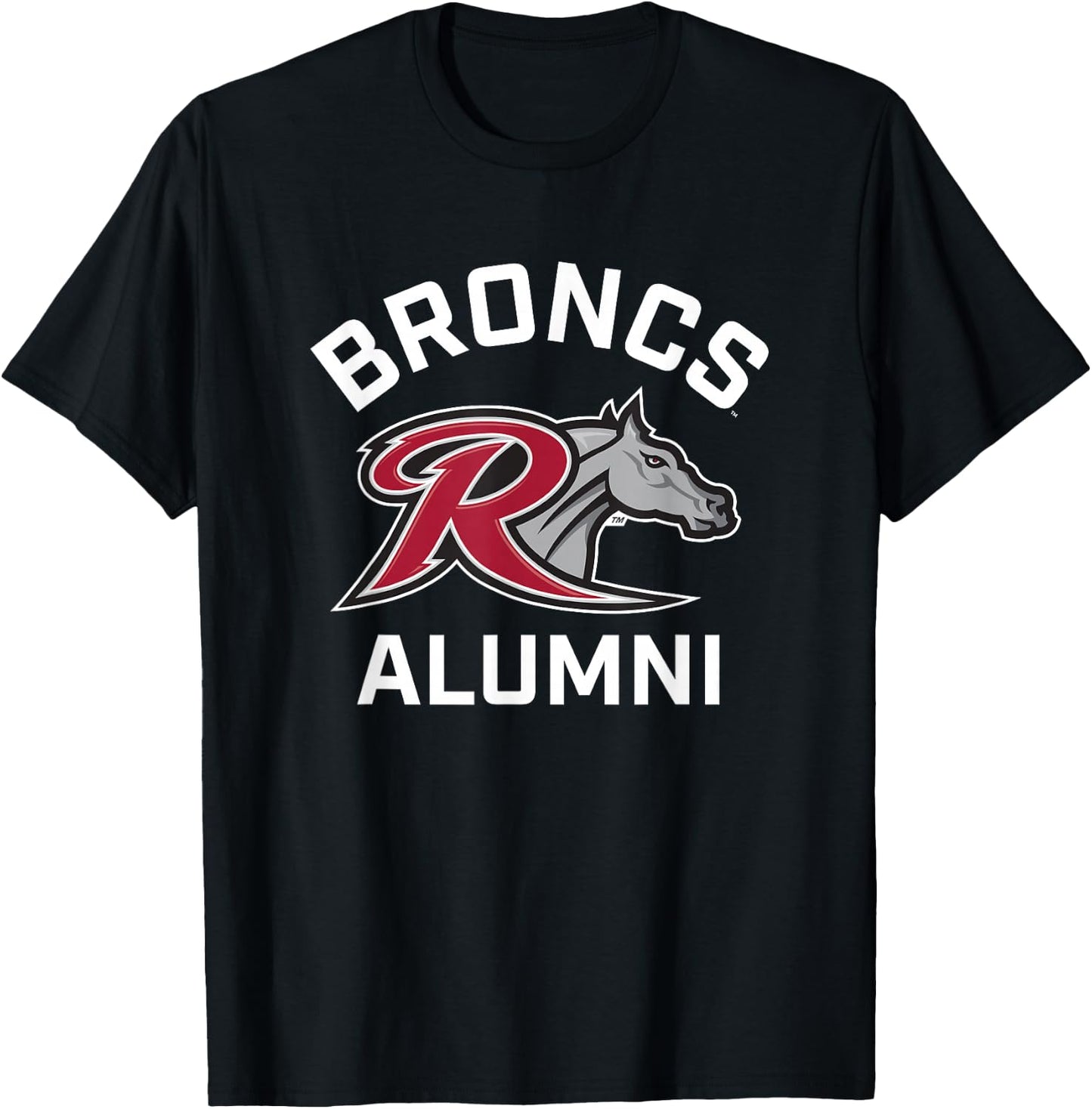Rider University Broncs Arched Alumni T-Shirt - T-Shirt | Black