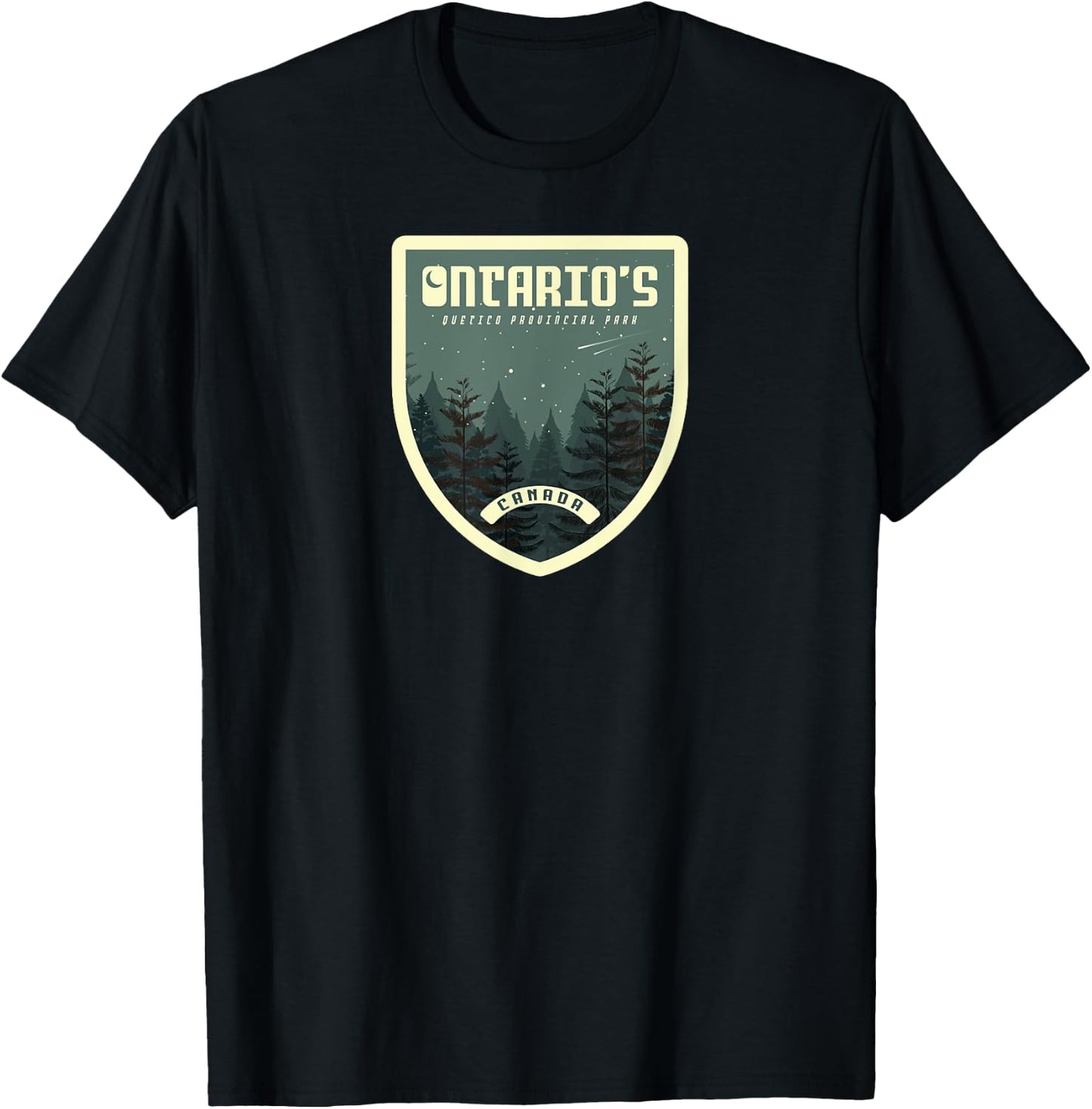 Ontarios Quetico Provincial Park - Canada T-Shirt - T-Shirt | Black