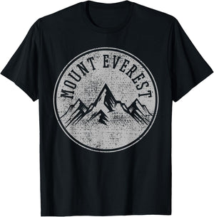 Vintage Mount Mountain Hiking Hiker Climbing Climber T-Shirt - T-Shirt | Black