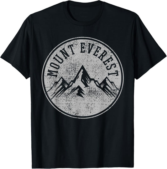 Vintage Mount Mountain Hiking Hiker Climbing Climber T-Shirt - T-Shirt | Black