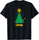 Jeep Christmas Tree T-Shirt - T-Shirt | Black