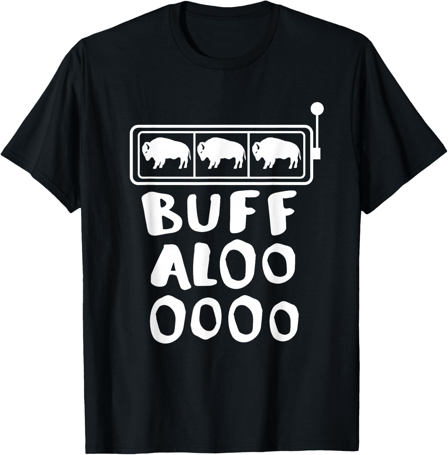 Buffalo Slots Lucky Casino Wear T-Shirt - T-Shirt | Black