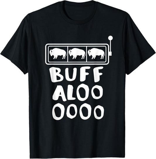 Buffalo Slots Lucky Casino Wear T-Shirt - T-Shirt | Black