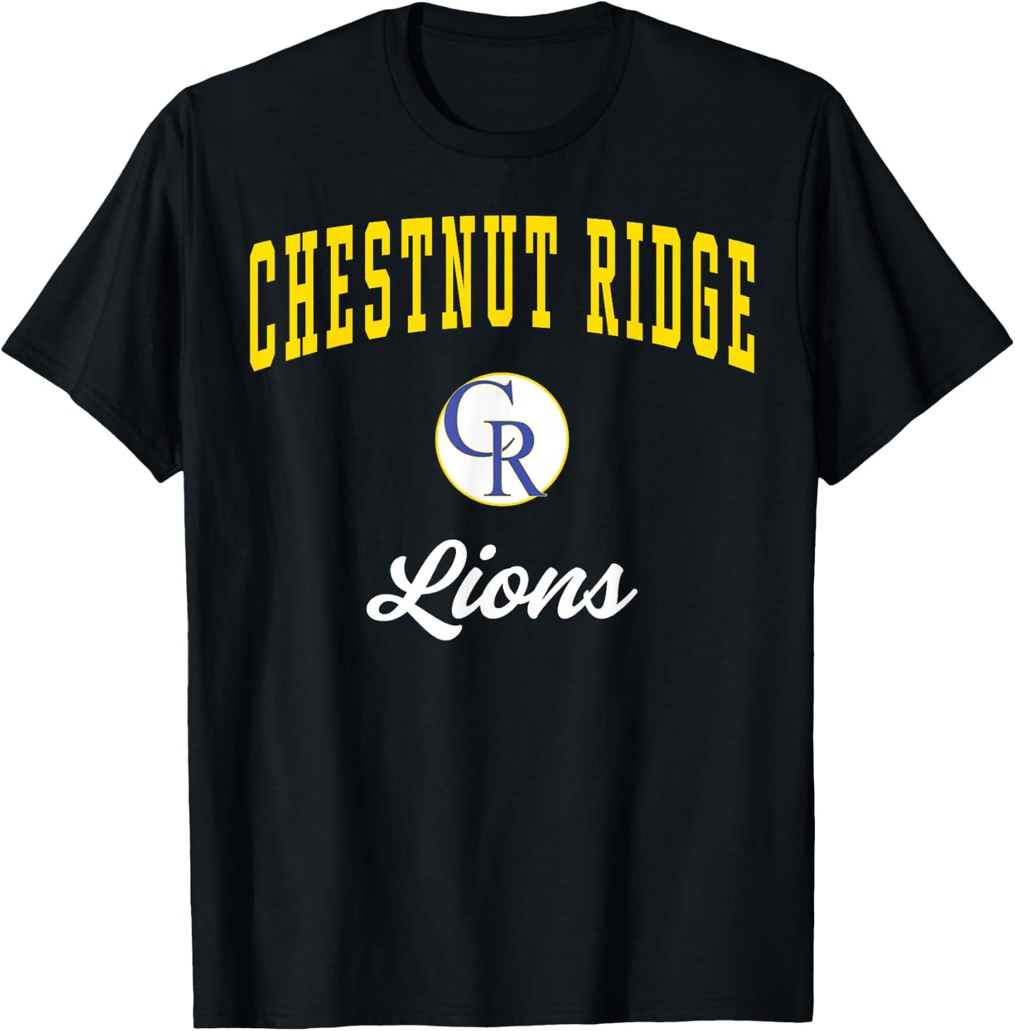 Chestnut Ridge High School Lions T-Shirt - T-Shirt | Black
