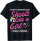 Shoots Like A Girl Really Means Billard T-Shirt - T-Shirt | Black