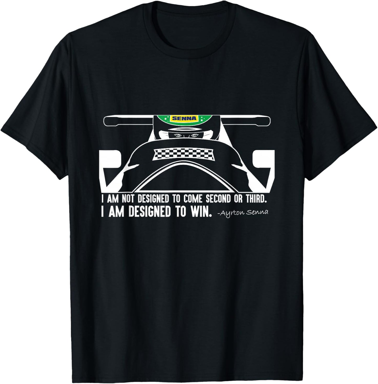 Entwickelt, um zu gewinnen - Senna T-Shirt - T-Shirt | Black