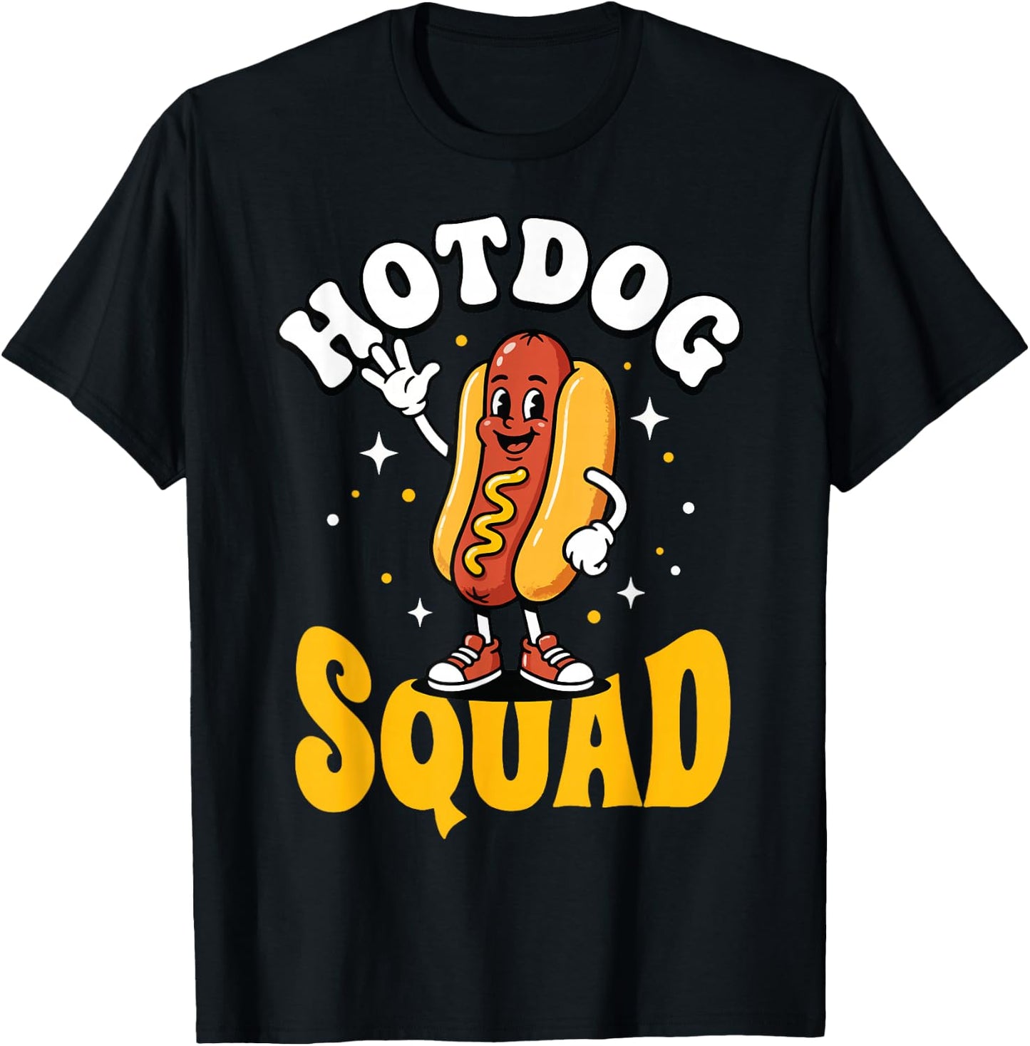 Hotdog Squad T-Shirt - T-Shirt | Black
