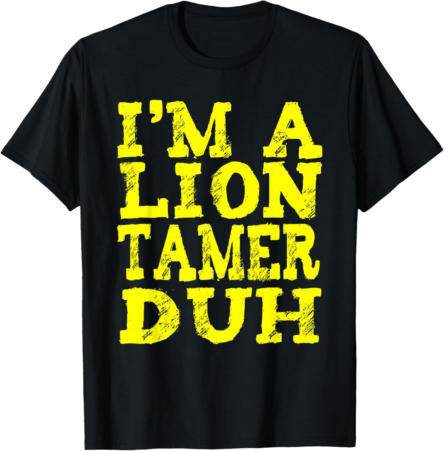 EASY LION TAMER HALLOWEEN COSTUME Lazy Last Minute T-Shirt - T-Shirt | Black