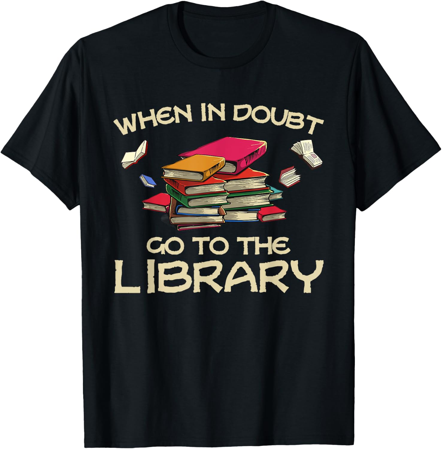 Cool Book Design Women Book Reading Bookworm Lovers T-Shirt - T-Shirt | Black