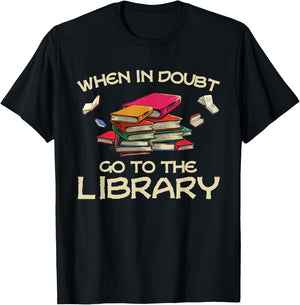 Cool Book Design Women Book Reading Bookworm Lovers T-Shirt - T-Shirt | Black