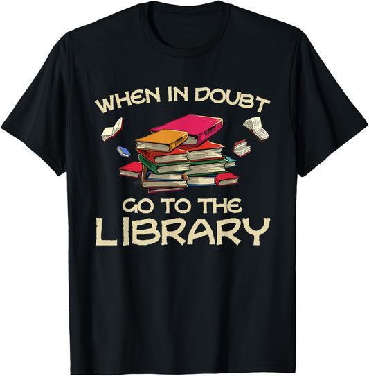 Cool Book Design Women Book Reading Bookworm Lovers T-Shirt - T-Shirt | Black