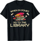 Cool Book Design Women Book Reading Bookworm Lovers T-Shirt - T-Shirt | Black
