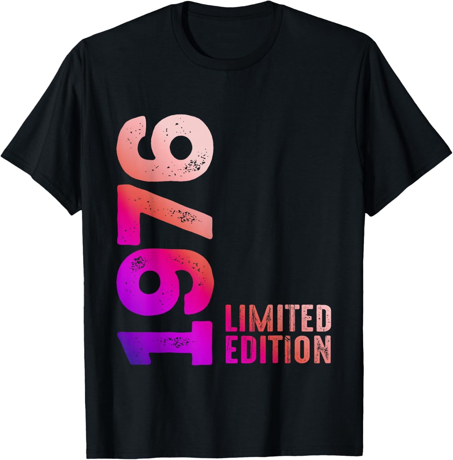1976 Limited Edition 1976 Birthday Gift , Black, S T-Shirt - T-Shirt | Black