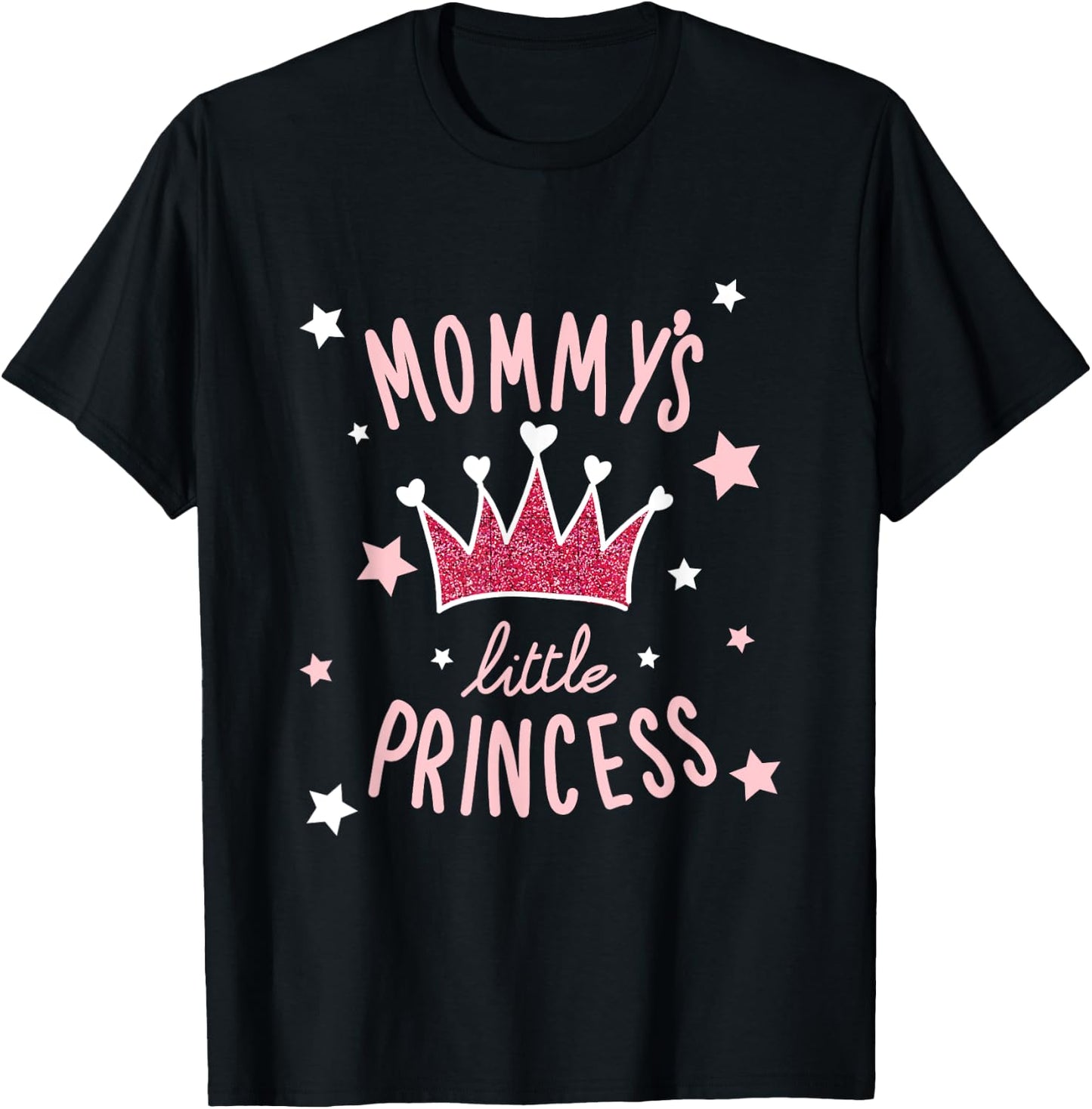 Mommy's Little Princess Cute Lovely T-Shirt - T-Shirt | Black