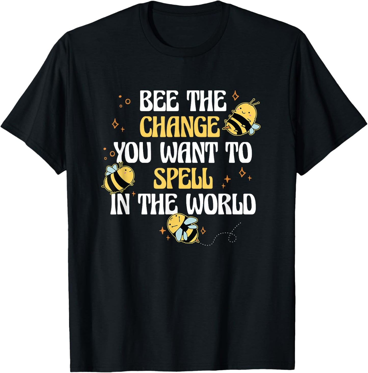 Spelling Bee Champion Competition Word Speller Spelling Bee T-Shirt - T-Shirt | Black