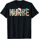 School Nurse - Nurse Life, Nurse's Day Week, Leopard T-Shirt - T-Shirt | Black