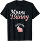 Easter Pregnancy Quote Pregnant Mom Mama Bunny Baby Bunny T-Shirt - T-Shirt | Black