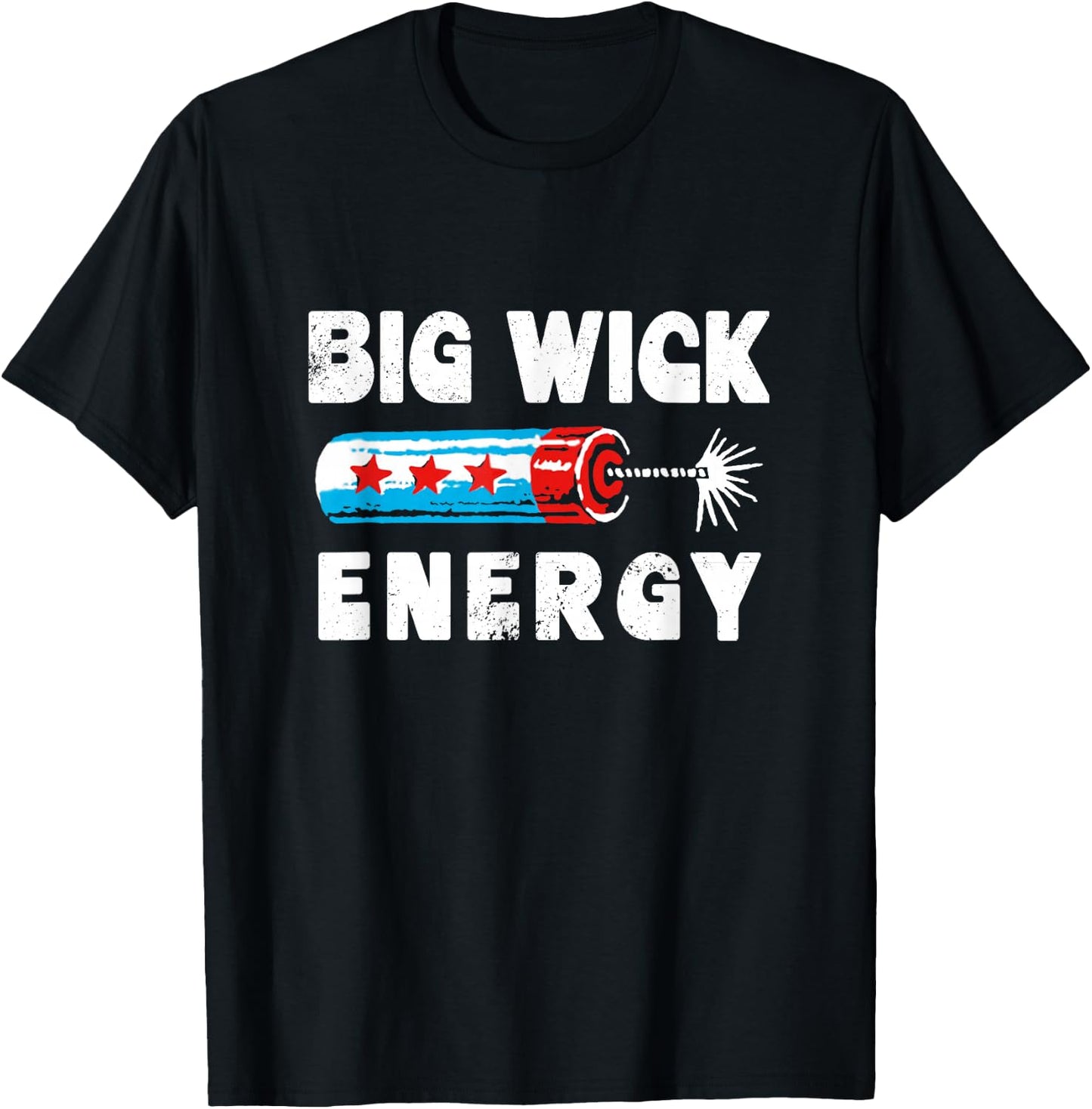 Happy July 4th! Big Wick Energy , Women T-Shirt - T-Shirt | Black