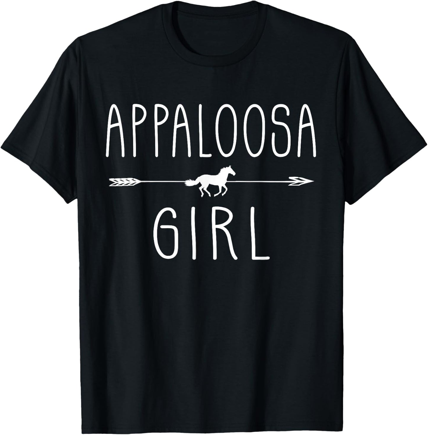 Appaloosa Horse Girl Shirt Gifts Horses Talk Derby To Me T-Shirt - T-Shirt | Black