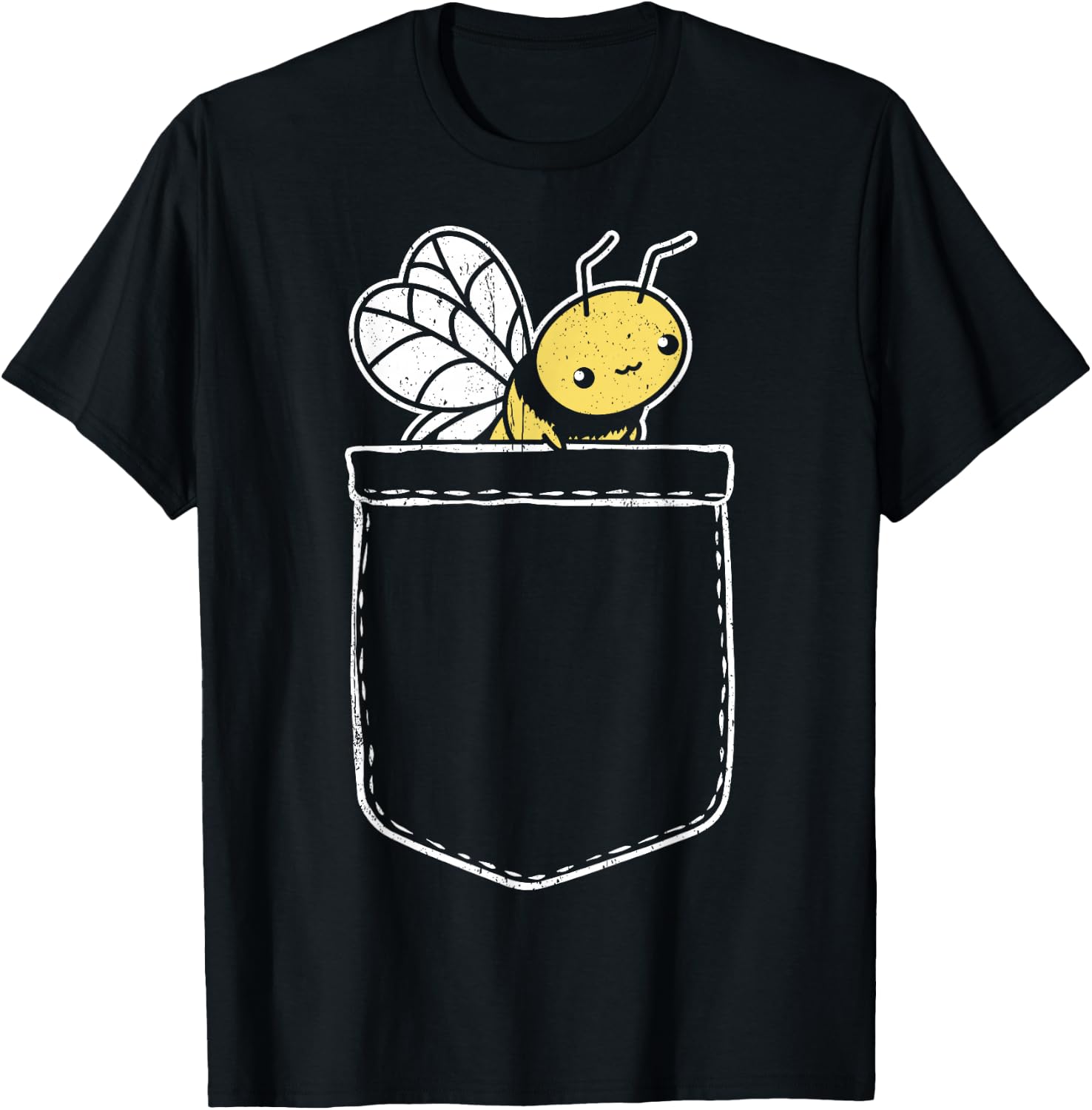 Funny Pocket Bee Bags Bee T-Shirt - T-Shirt | Black