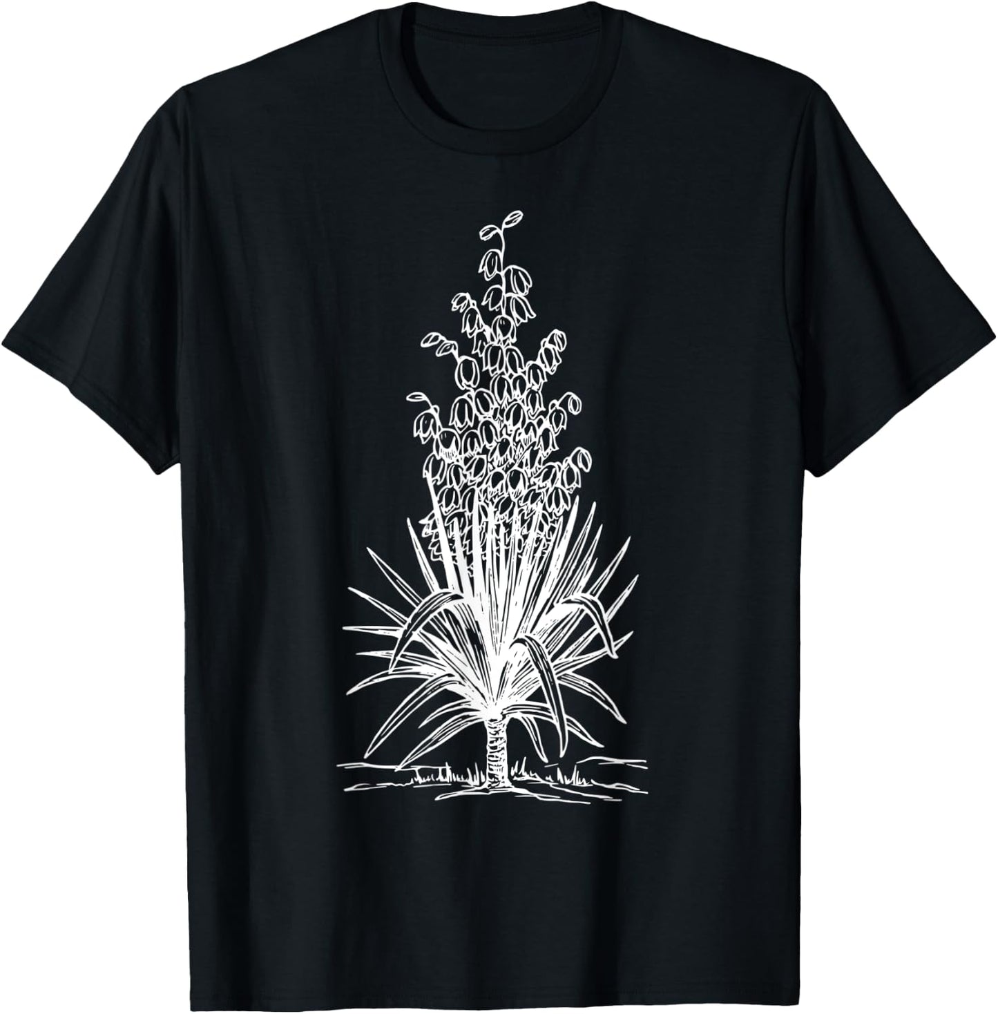 Yucca Plant Botanist T-Shirt - T-Shirt | Black