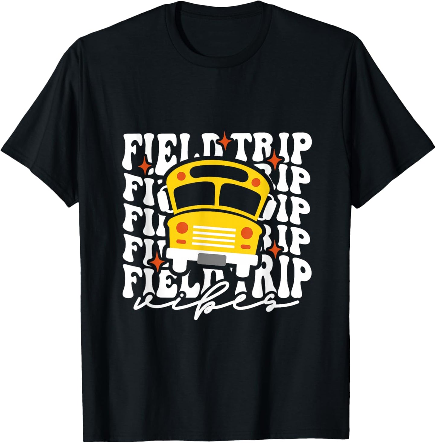 Field Trip Anyone Teacher Field Day Funny Presents To School T-Shirt - T-Shirt | Black