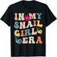 funny snail shirt costume In my snail girl era T-Shirt - T-Shirt | Black