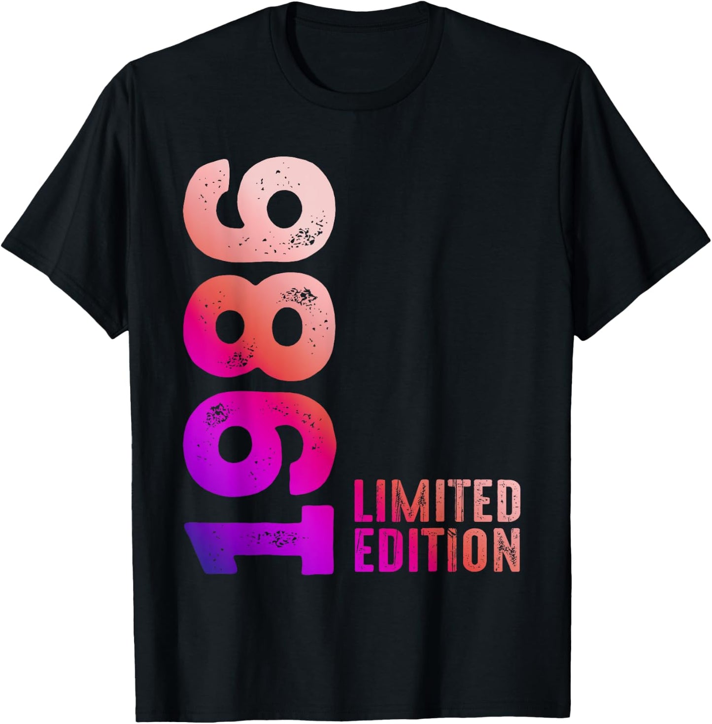 1986 Limited Edition 1986 Birthday Gift T-Shirt - T-Shirt | Black