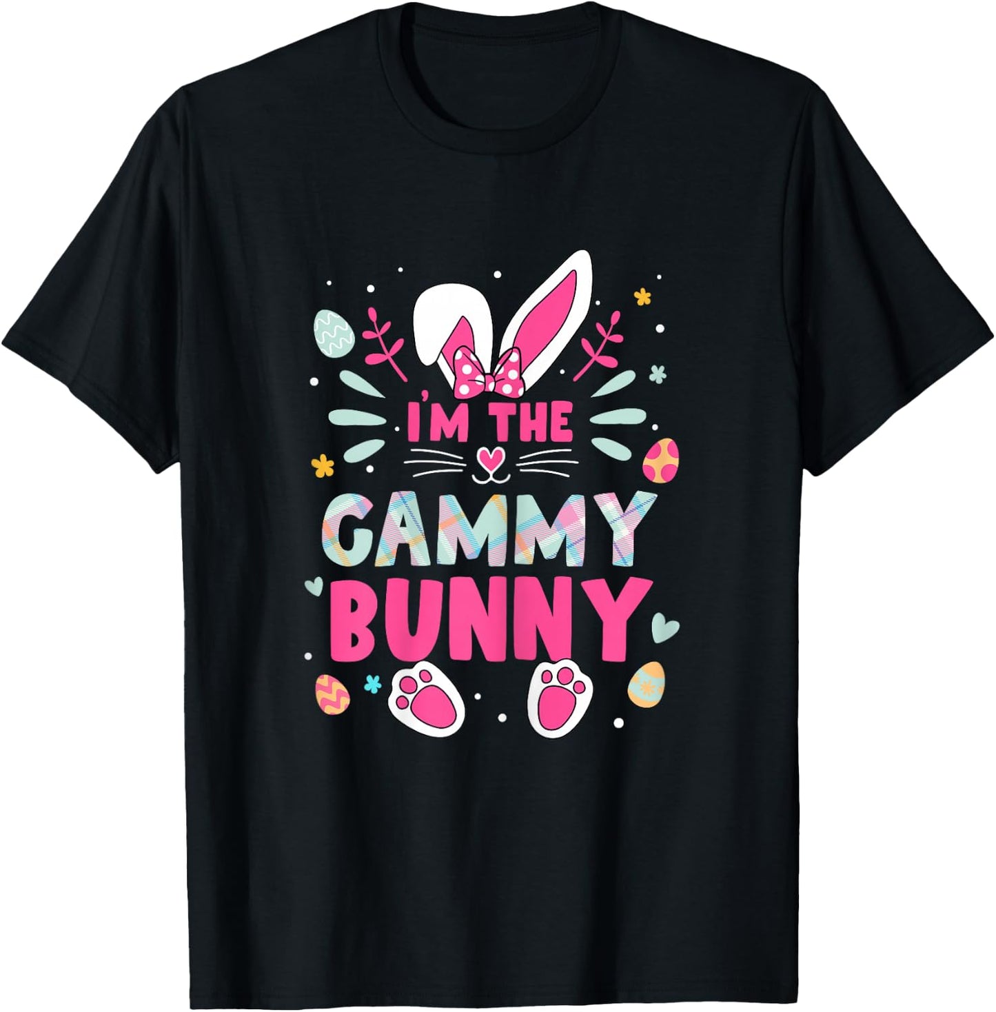 I'm The Gammy Bunny Happy Easter Cute Gammy Bunny Lover T-Shirt - T-Shirt | Black