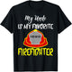 Uncle Firefighter Fireman Shirt Nephew Niece Kids T-Shirt - T-Shirt | Black