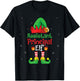 Assistant Principal Elf Xmas Party Christmas Holidays Elf T-Shirt - T-Shirt | Black