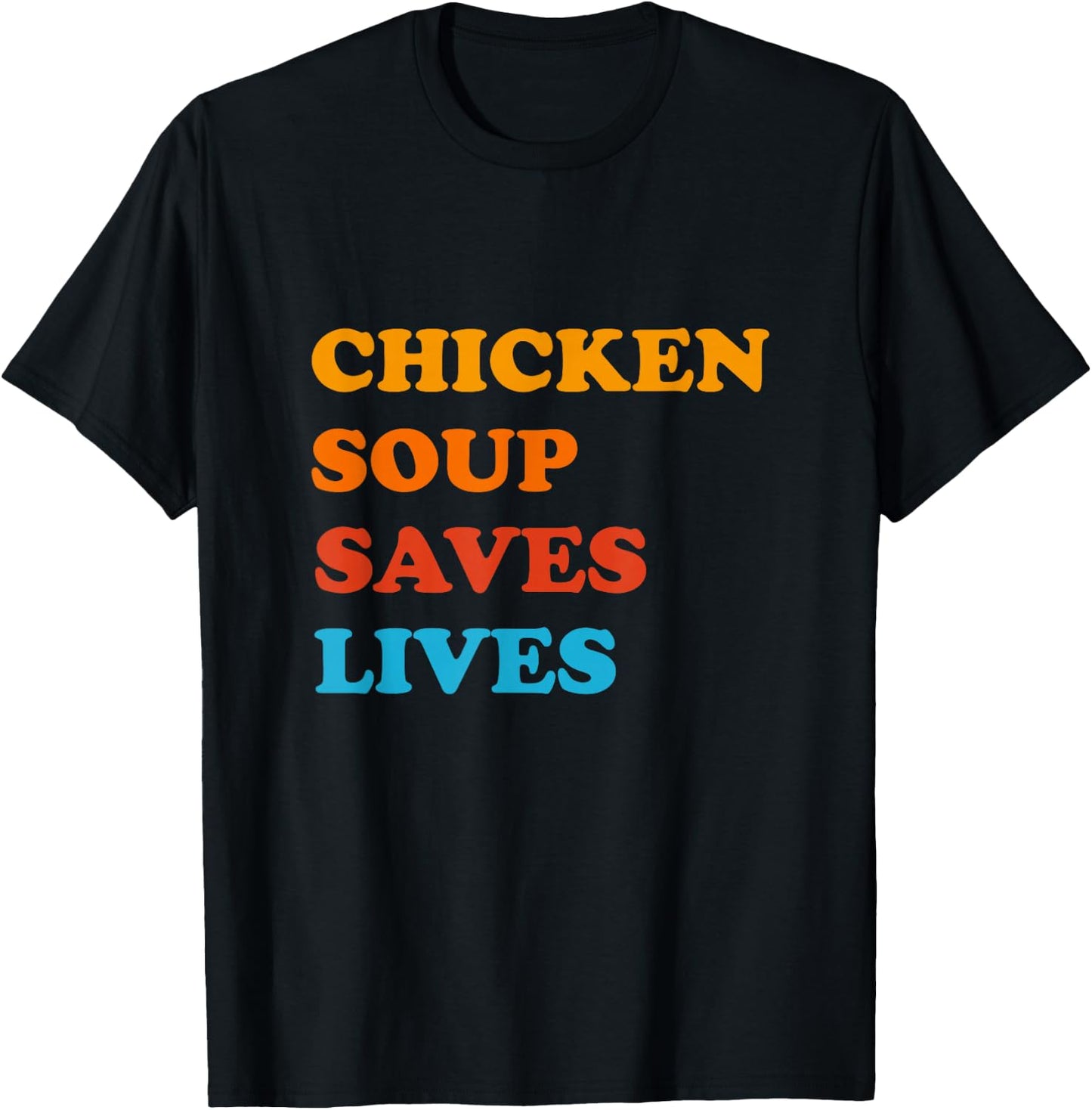 Chicken Soup Saves Lives Grandma Rosh Hashana Matzo Ball T-Shirt - T-Shirt | Black