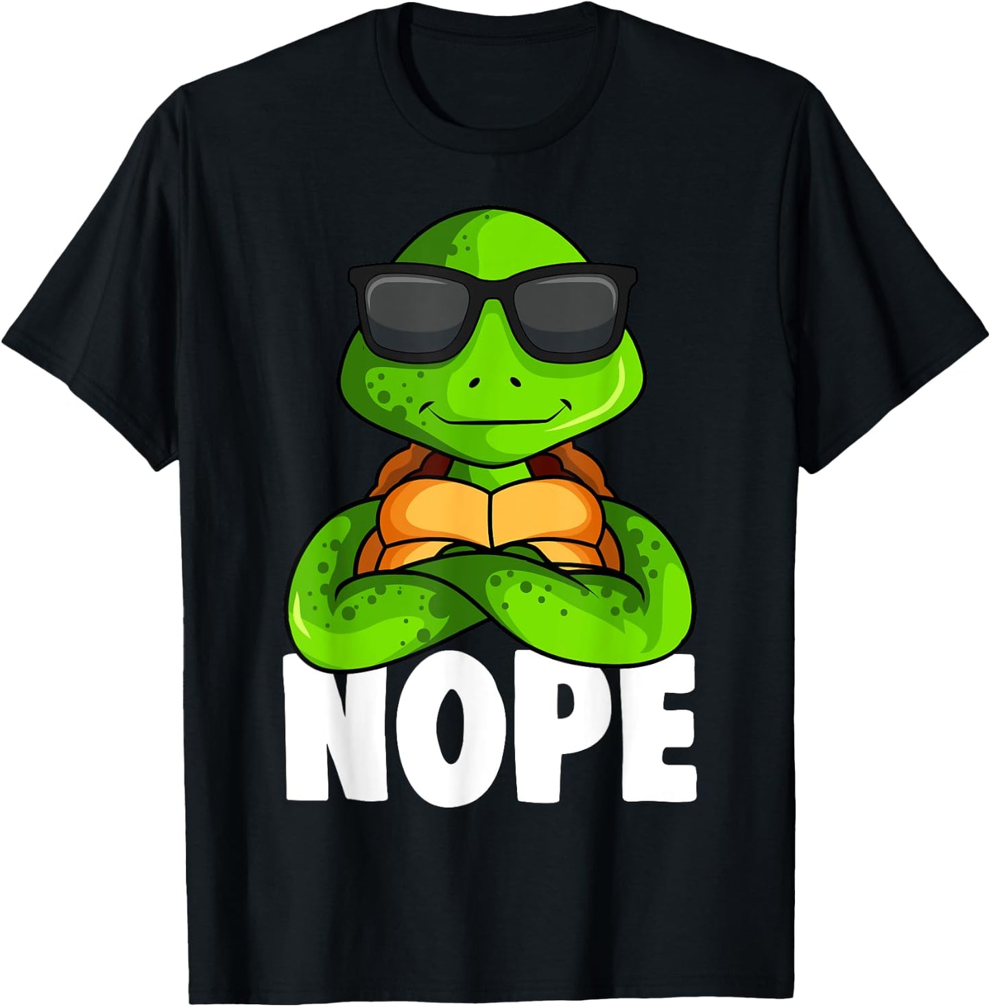 Schildkröten Kinder Jungen Mädchen Damen Schildkröte T-Shirt - T-Shirt | Black