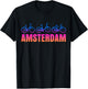 Amsterdam | Niederlande Holland | Fahrrad Fahrrad T-Shirt - T-Shirt | Black