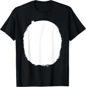 Panda Belly Costume Cute Bear Panda Animal Costume T-Shirt - T-Shirt | Black