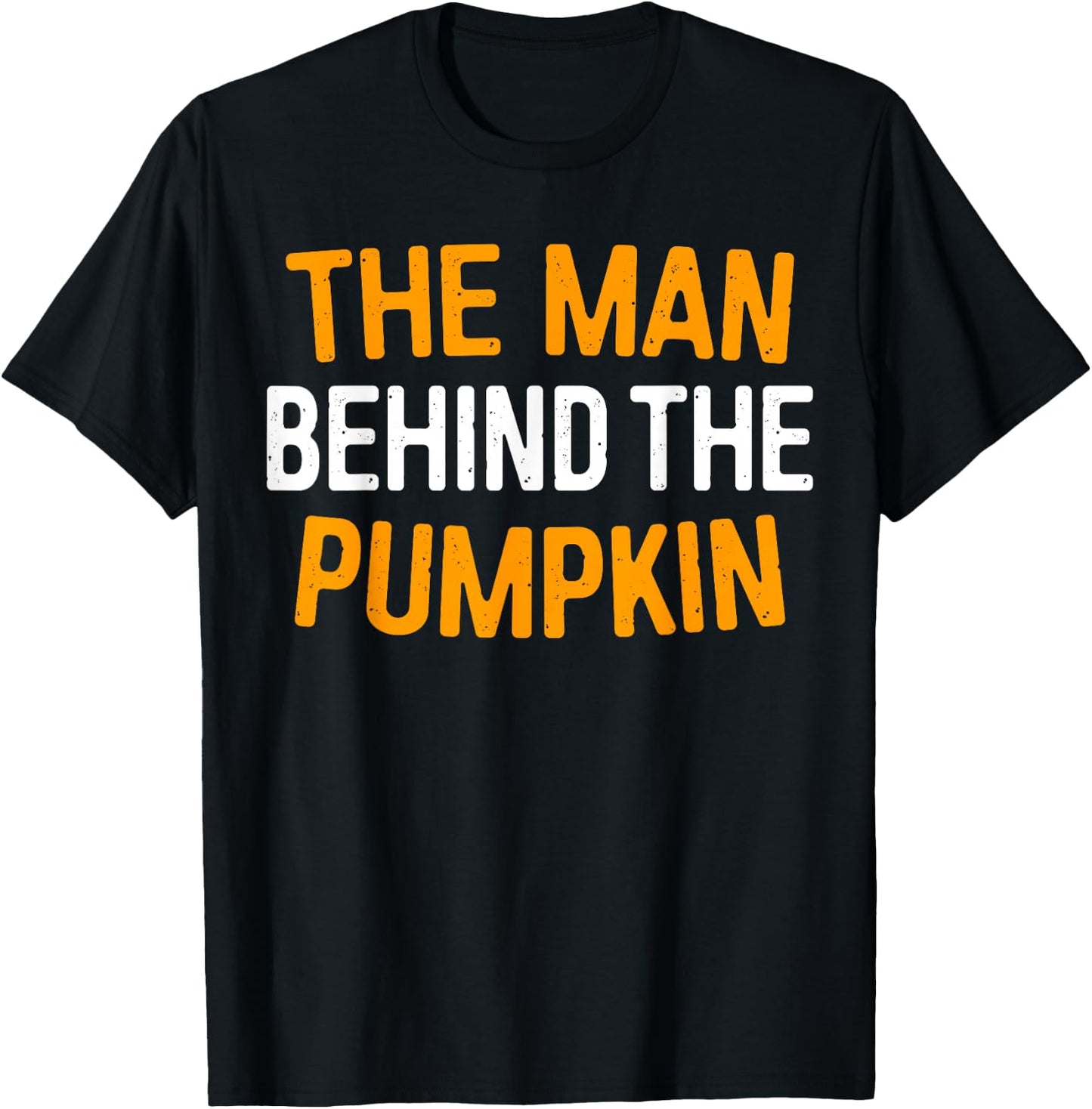 The Man Behind The Pumpkin Shirt Men Halloween T-Shirt - T-Shirt | Black