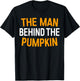 The Man Behind The Pumpkin Shirt Men Halloween T-Shirt - T-Shirt | Black