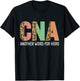 Hero CNA Leopard Certified Nursing Assistant Leopard CNA T-Shirt - T-Shirt | Black