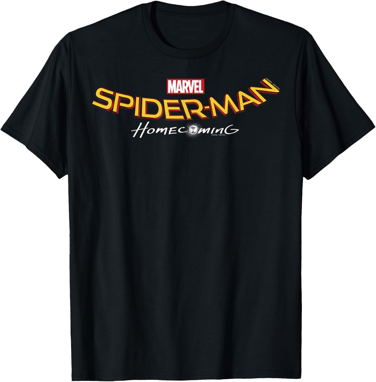 Marvel Spider-Man: Homecoming Title Logo T-Shirt - T-Shirt | Black