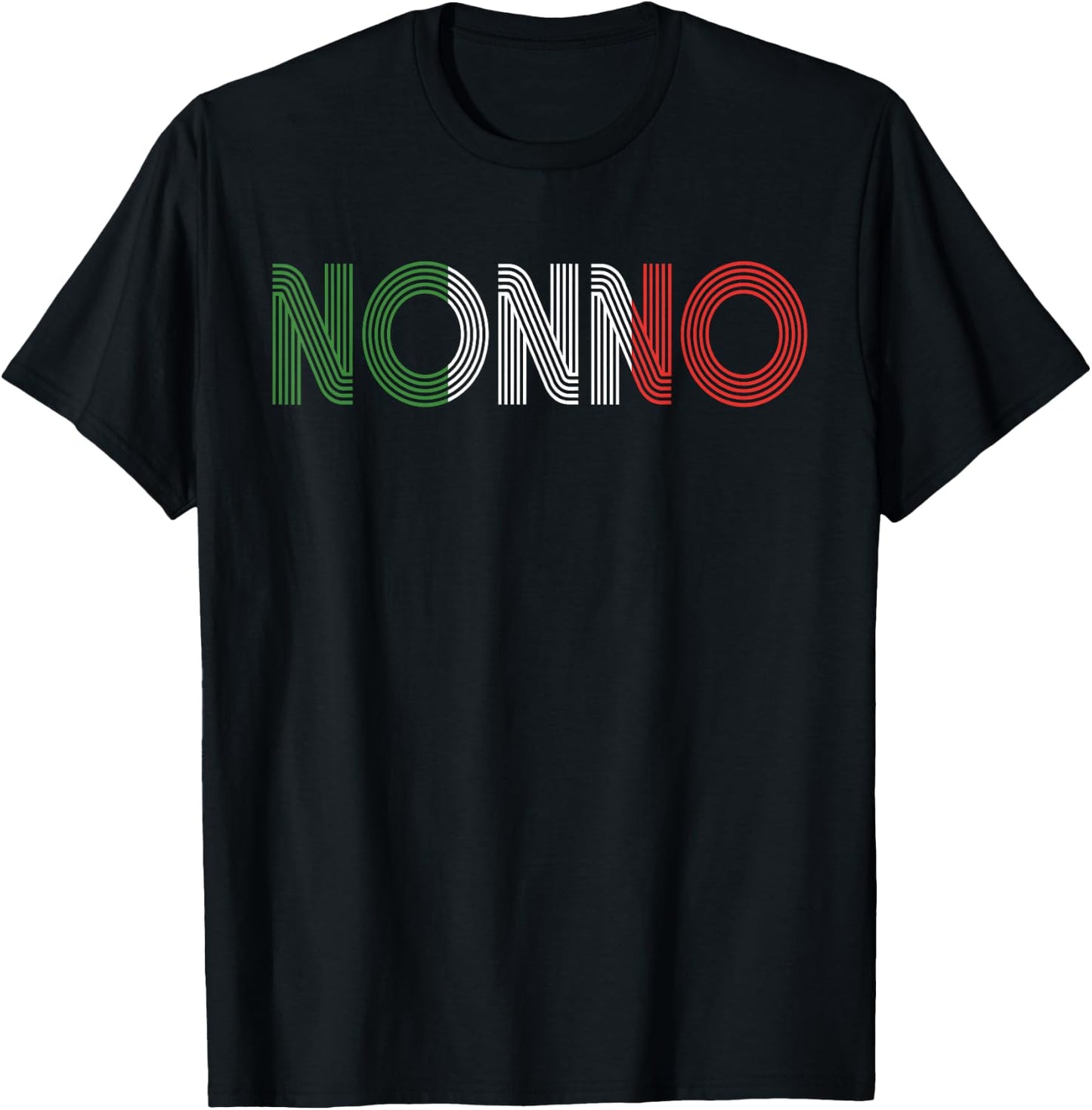 Proud Nonno Italian Grandpa Nonno Grandfather T-Shirt - T-Shirt | Black