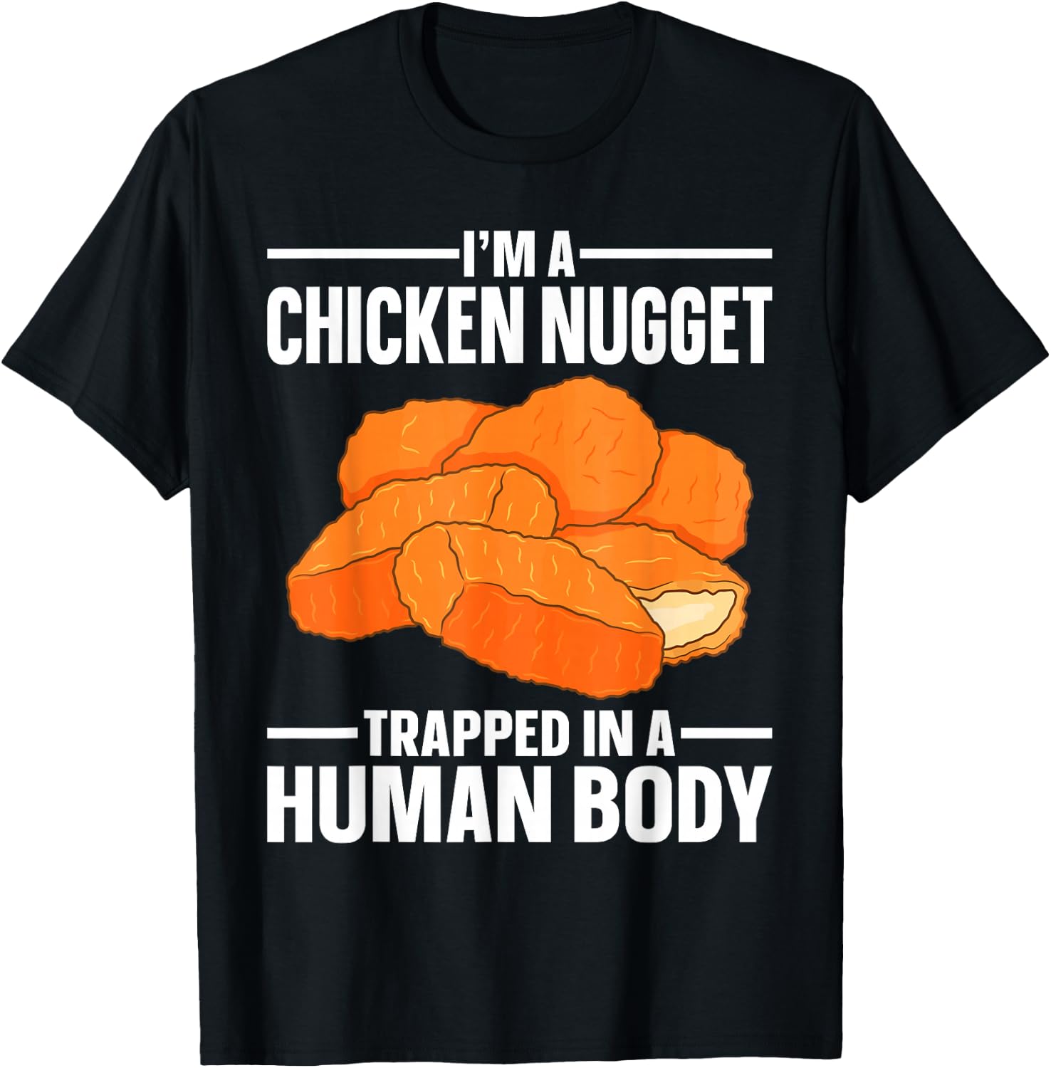 Funny chicken nuggets Nugs T-Shirt - T-Shirt | Black