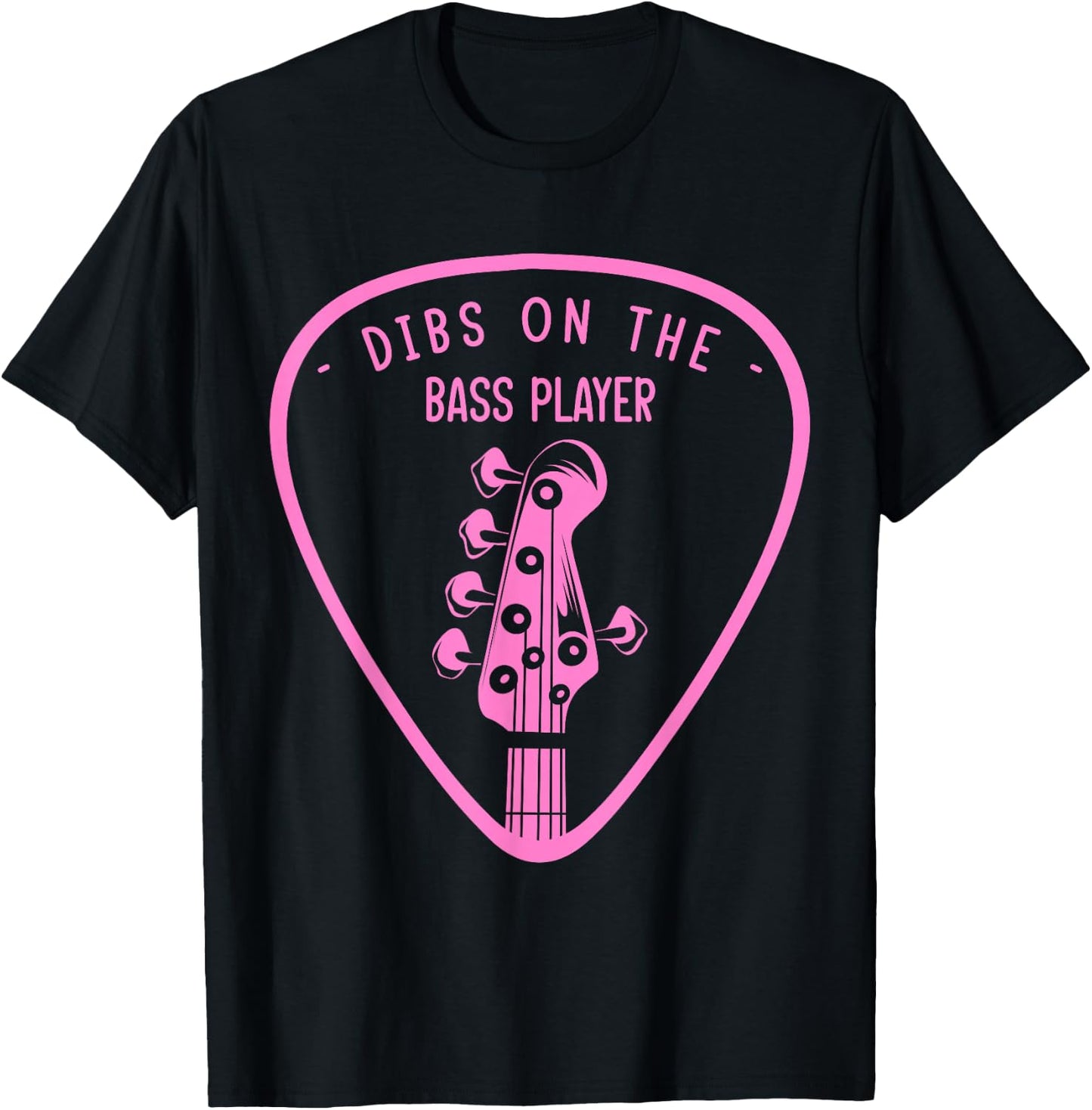 Dibs On The Bassist Dibs On The Bass Player T-Shirt - T-Shirt | Black